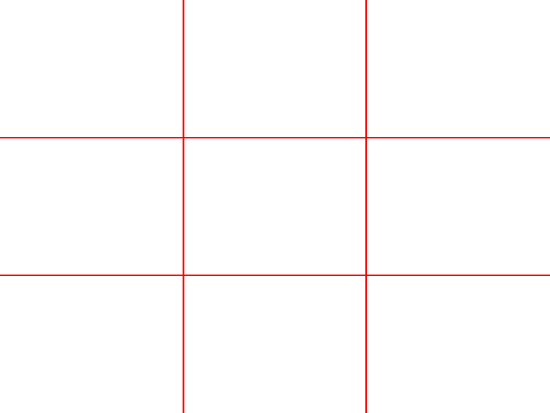 Rule of Thirds - Blank Grid